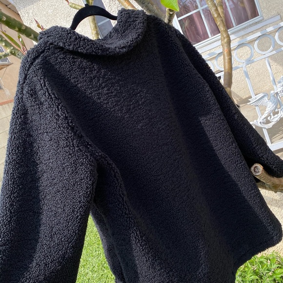 Just Peachy Sherpa Faux Fur Jacket Coat - Picture 5 of 5